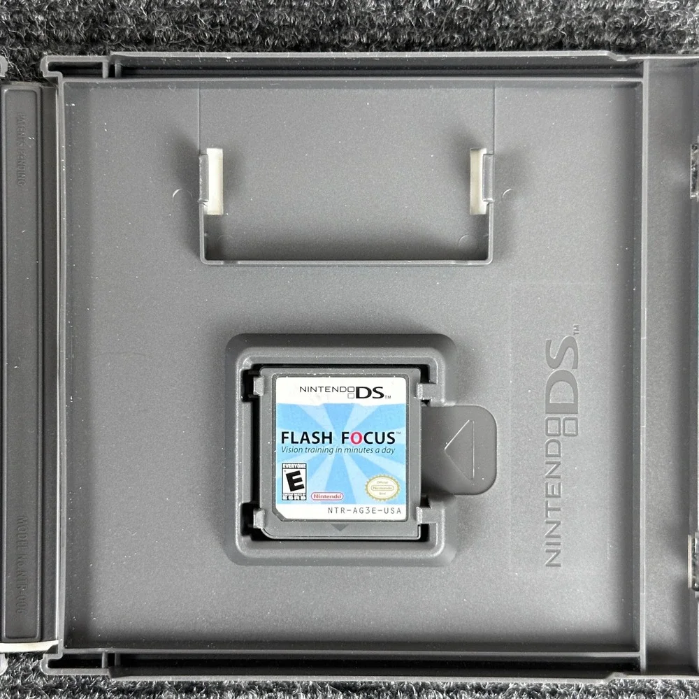 Flash Focus Vision Training in Minutes a Day‎ Nintendo DS CIB Complete